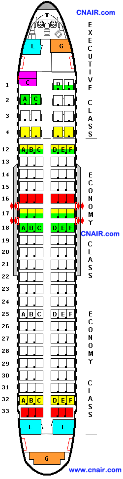 加拿大航空公司空中列車Airbus A320 (Version 2) 機型