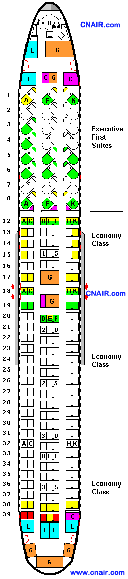 加拿大航空公司波音Boeing 767-300 (Suites Version 2 - EX) 機型