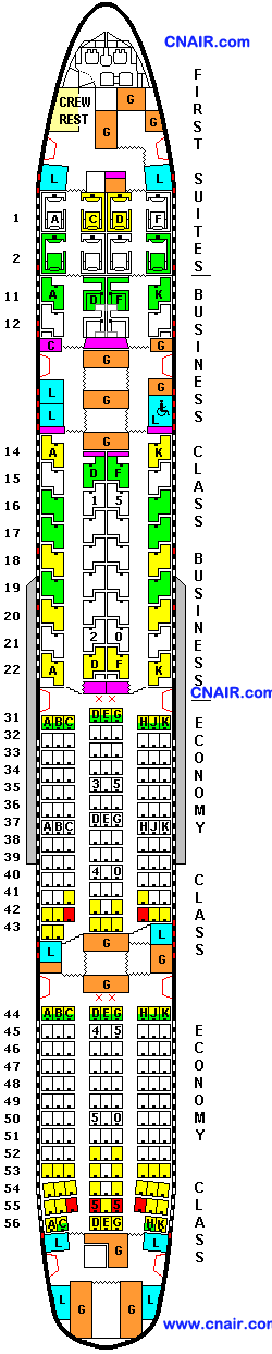 新加坡航空公司波音777-300ER機(jī)型