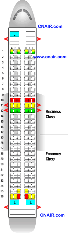 瑞士國際航空公司空中客車A320-214   機型