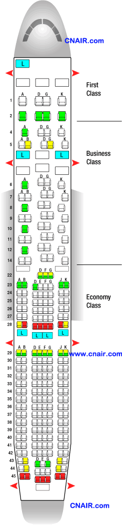 瑞士國際航空公司空中客車A330-300  機(jī)型