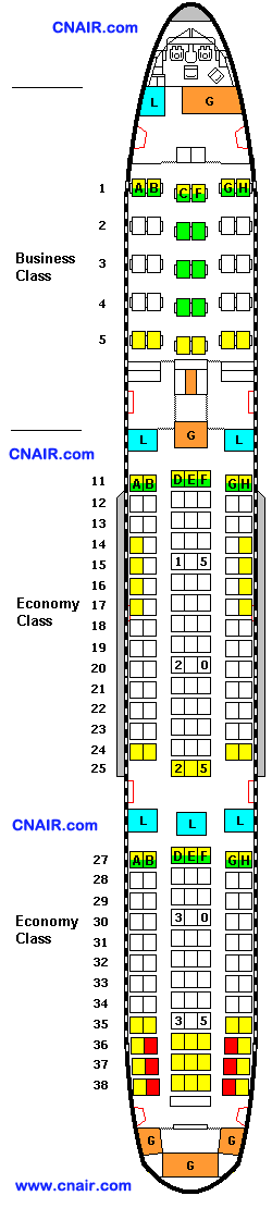 俄羅斯航空公司波音Boeing 767-300 (Version 1)  機型