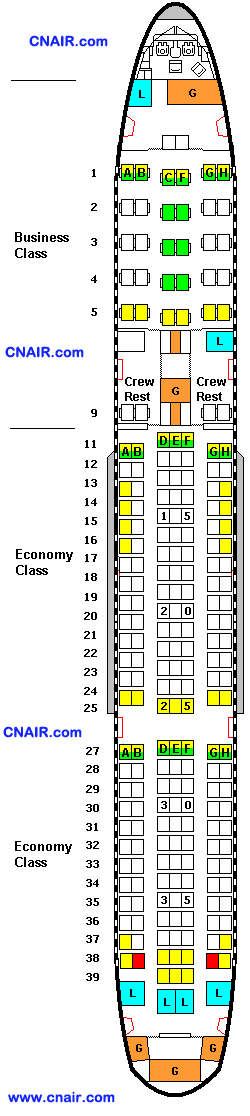 俄羅斯航空公司波音Boeing 767-300 (Version 4)   機型