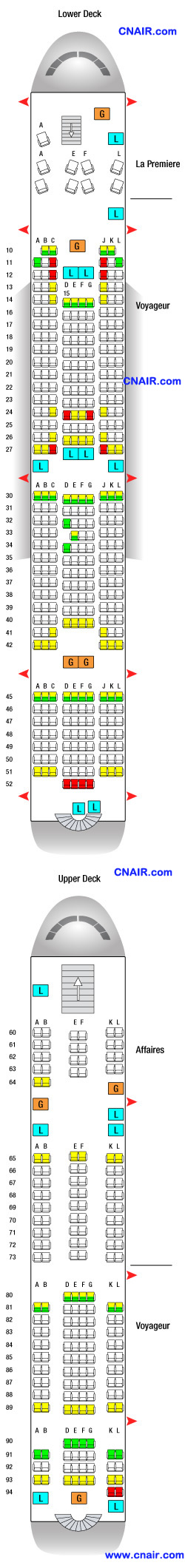 法國(guó)航空公司空中客車Airbus A380 機(jī)型