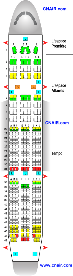 法國航空公司波音Boeing 777-200 (ER) 機型