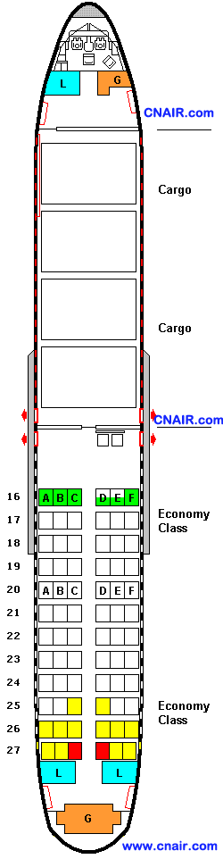 阿拉斯加航空公司波音Boeing 737-400 (Combi)  機型