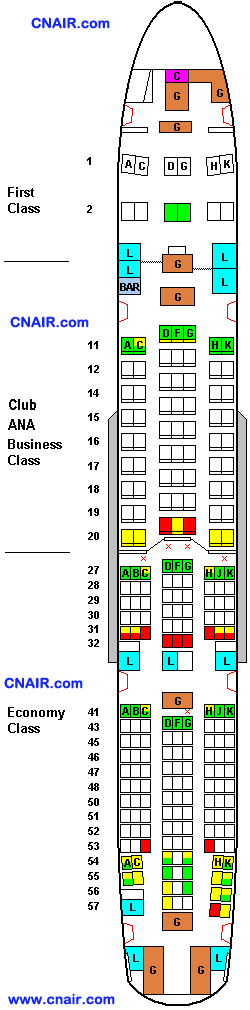 全日本航空公司波音Boeing 777-200ER (International) 機型