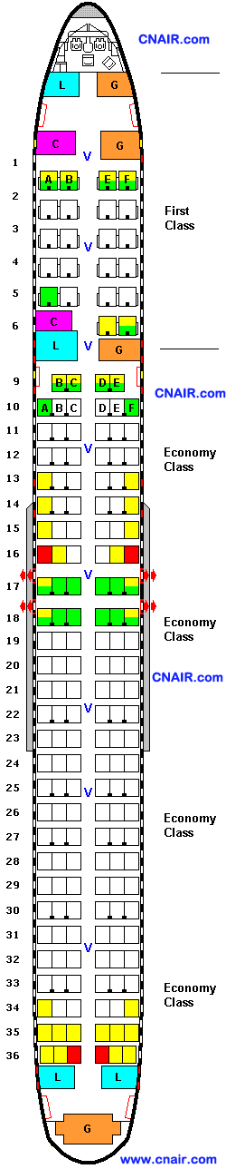 美國(guó)航空公司波音Boeing 757-200 (Version 1)機(jī)型