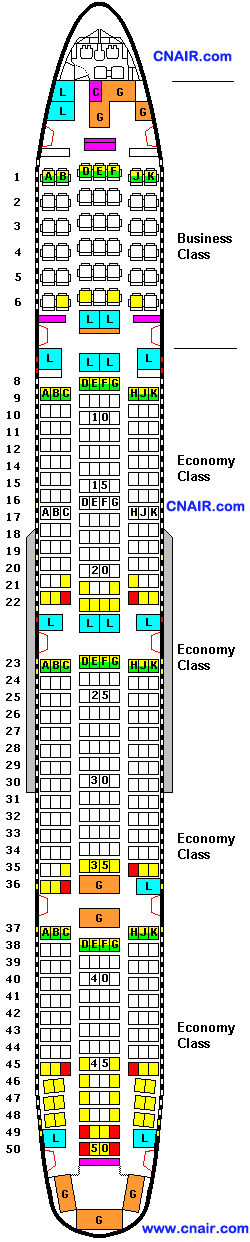 阿聯酋航空公司波音777-300 (ER two class)機型