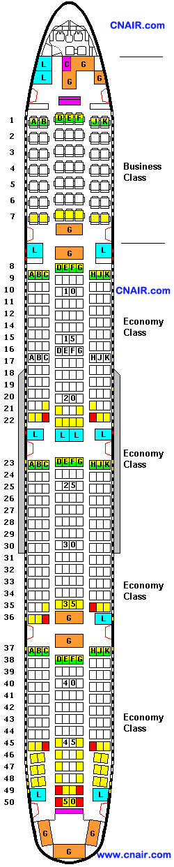 阿聯酋航空公司波音777-300 (Two class)機型