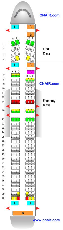 美國大陸航空公司波音757-200 (Flat Bed) 機型