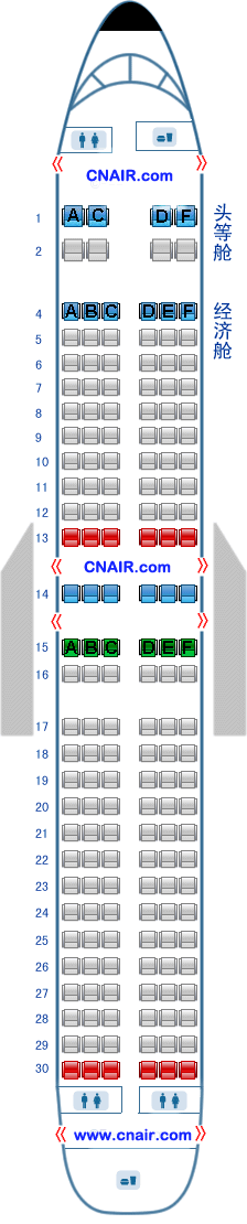 中國東方航空公司（東航）波音Boeing737-800 T2飛機