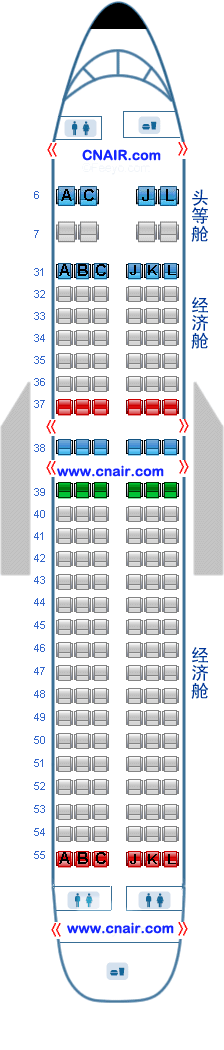 中國(guó)東方航空公司（東航）空中客車Airbus320飛機(jī)