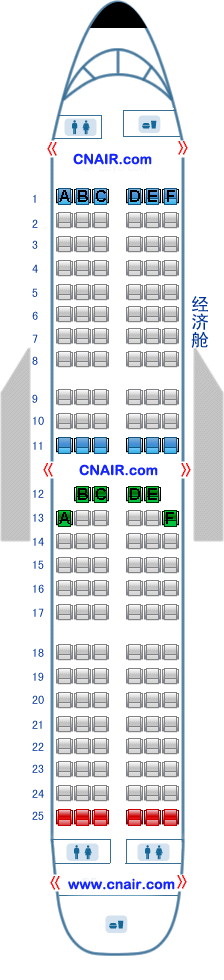 山東航空公司波音Boeing737-300 飛機(jī)