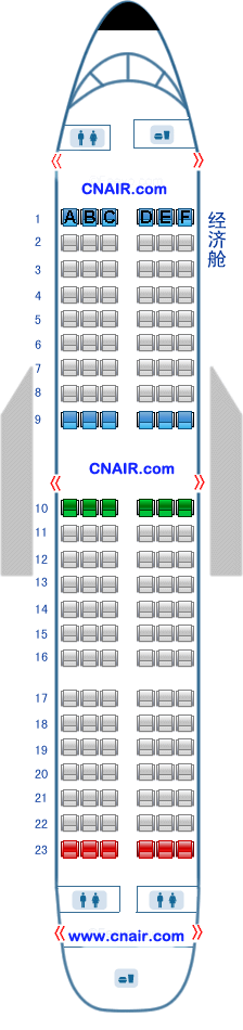 西部航空公司空中客車Airbus319 飛機