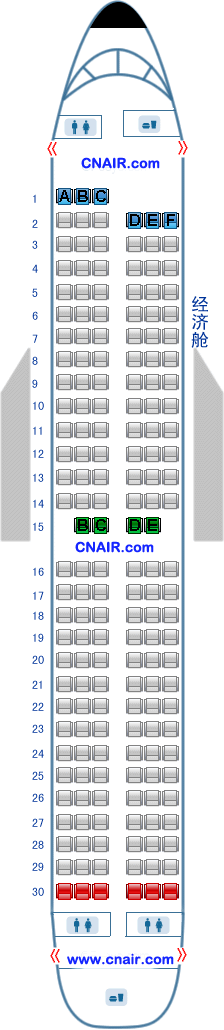 奧凱航空公司波音Boeing737-800 T1 飛機(jī)